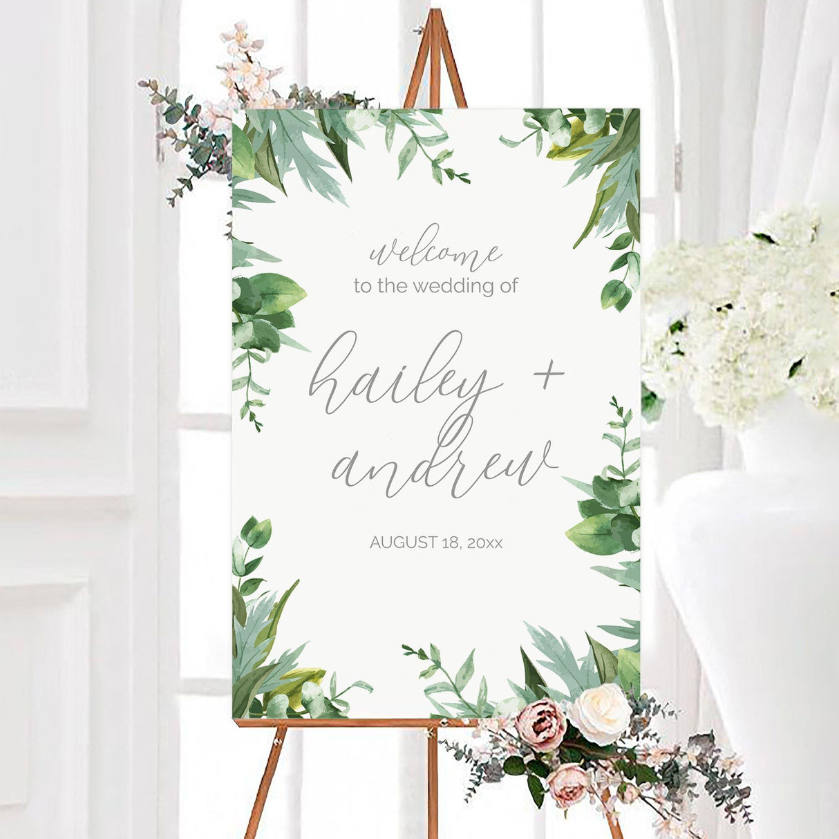 Mint Garden Invitations - goprintplus