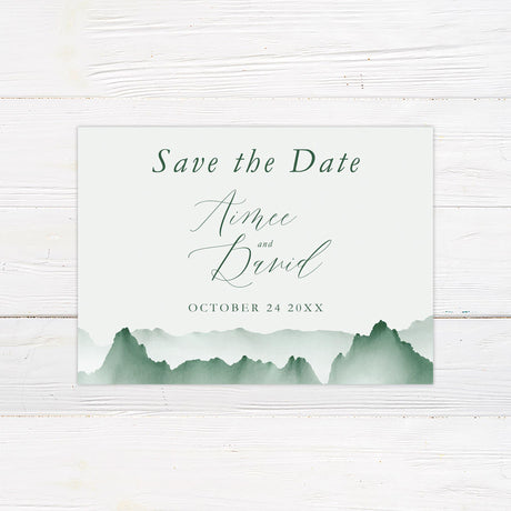 Misty Mountain Save The Date - goprintplus