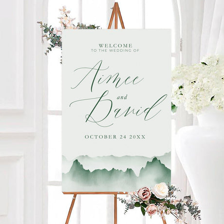 Misty Mountains Invitations - goprintplus