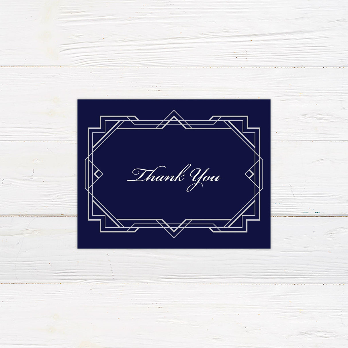 Modern Deco Thank You Card - goprintplus