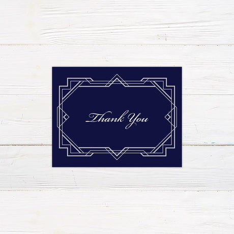 Modern Deco Thank You Card - goprintplus