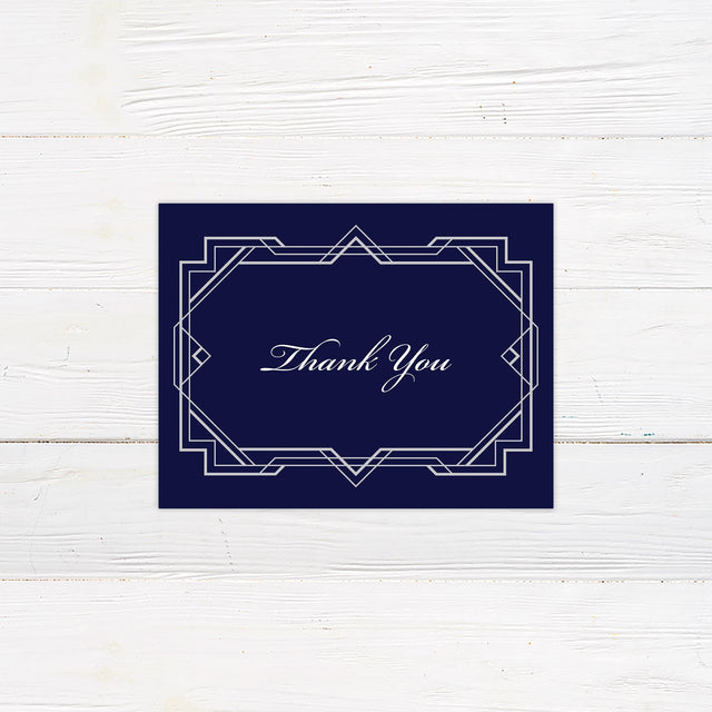 Modern Deco Thank You Card - goprintplus