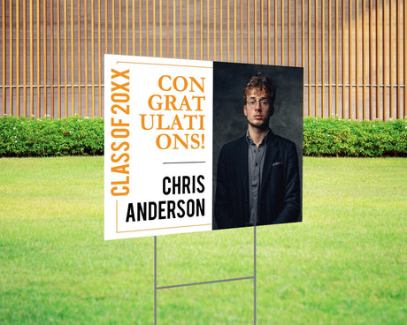 Modern Graduation Yard Sign - goprintplus