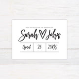 Modern Heart Invitation - goprintplus