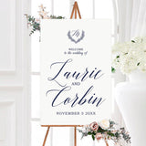 Monogram Crest Invitations - goprintplus