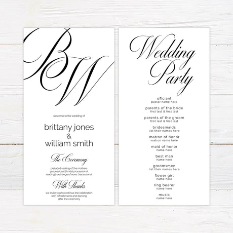 Monogram Invitations - goprintplus