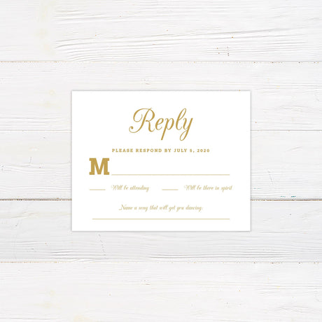 Monogram Shield Invitations - goprintplus