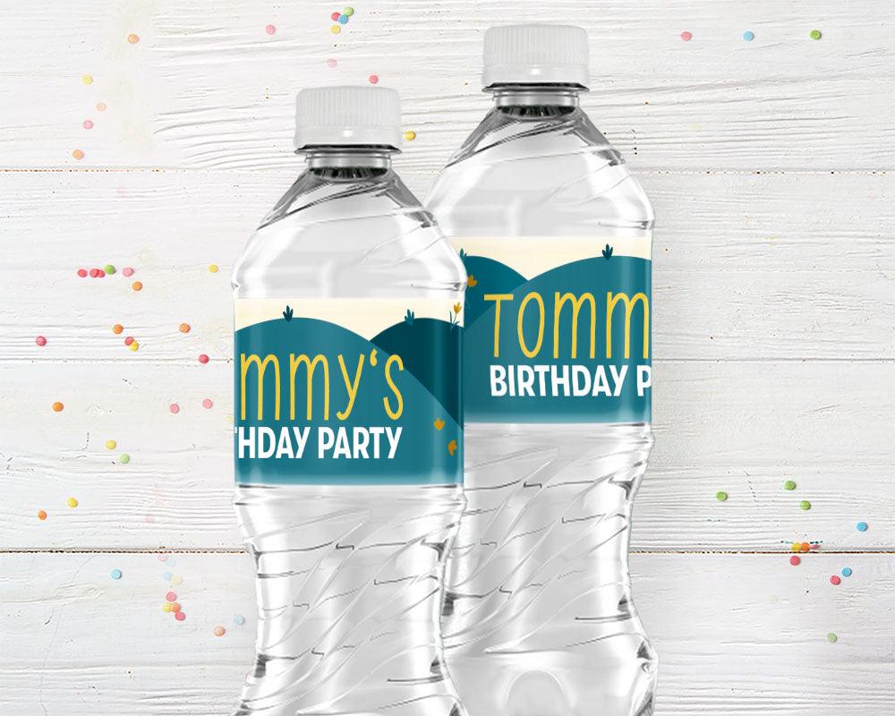 Mountain Birthday Bottle Labels - goprintplus