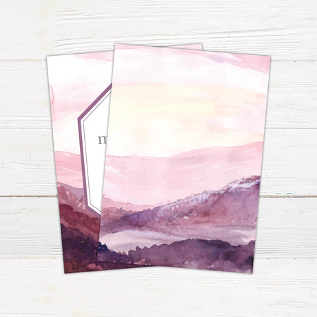 Mountains at Dusk Invitations - goprintplus