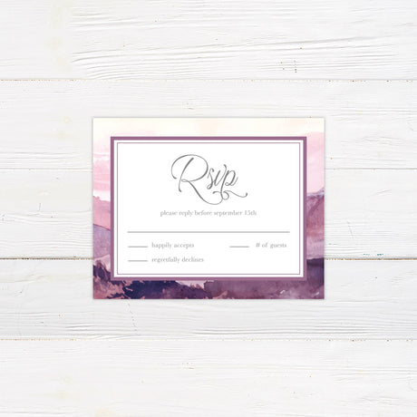 Mountains at Dusk Invitations - goprintplus