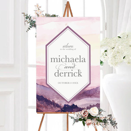 Mountains at Dusk Invitations - goprintplus