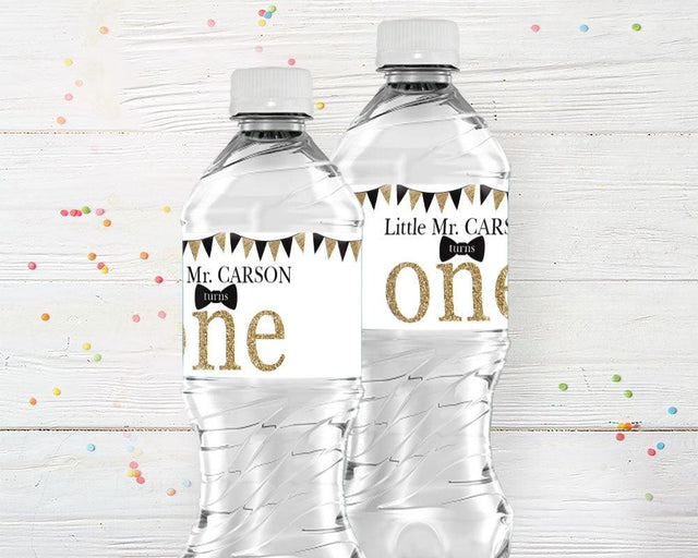 Mr. Onederful Bottle Labels - goprintplus