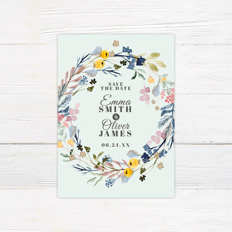 Multicolor Wildflowers Invitations - goprintplus