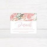 Muted Floral Invitations - goprintplus