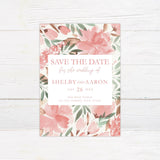 Muted Floral Invitations - goprintplus