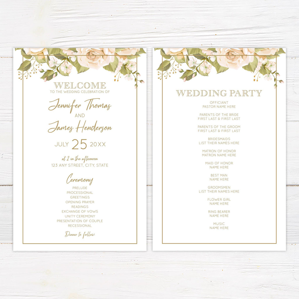 Muted Roses Invitations - goprintplus