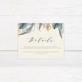 Natural Feather Invitations - goprintplus