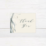Natural Feather Invitations - goprintplus