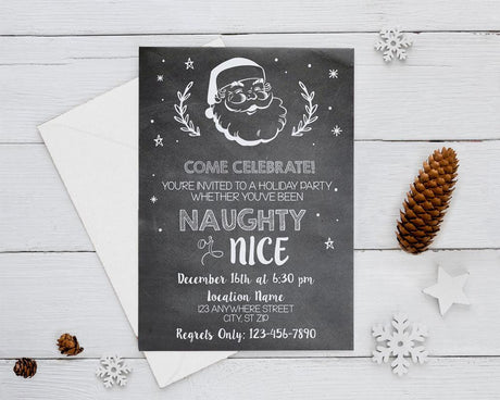 Naughty or Nice Party Invitation