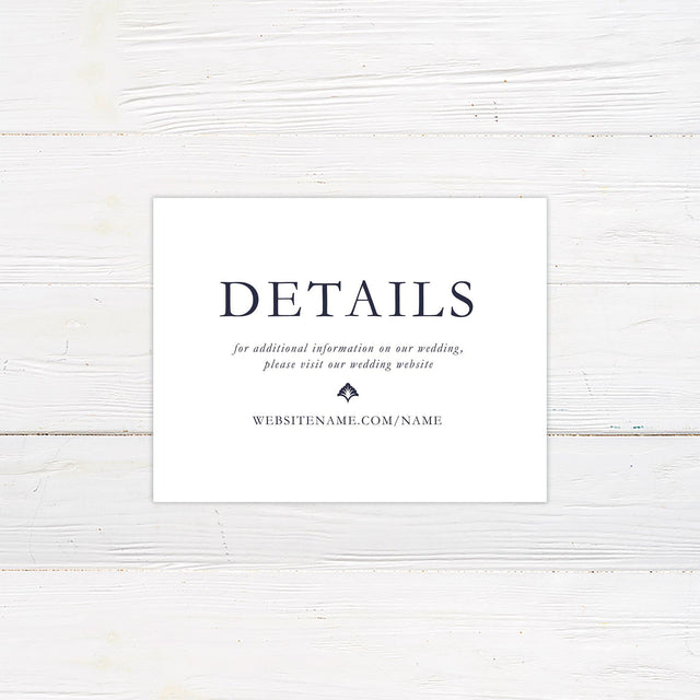 Navy Damask Details Cards - goprintplus