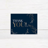 Navy Gold Branch Invitations - goprintplus