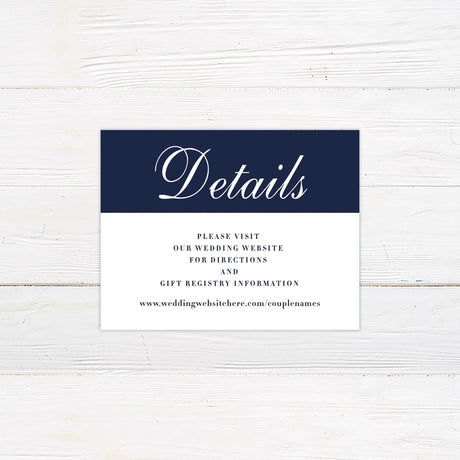 Navy Monogram Invitations - goprintplus