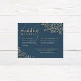 Navy and Gold Invitations - goprintplus