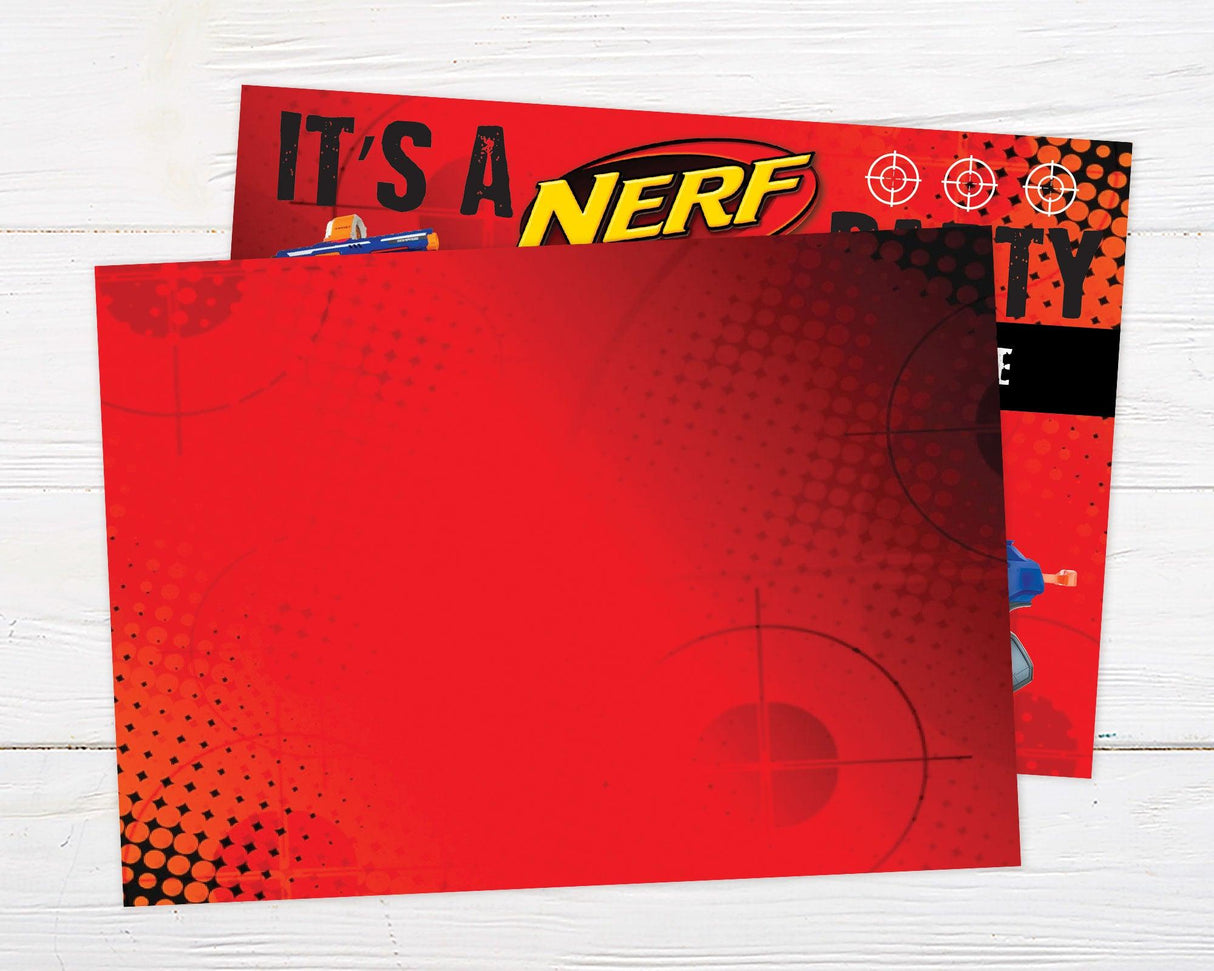 Nerf Battle Invitation - goprintplus