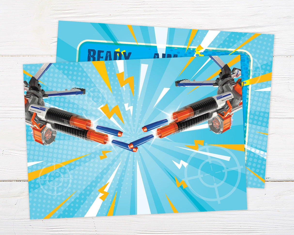 Nerf Invitation - goprintplus