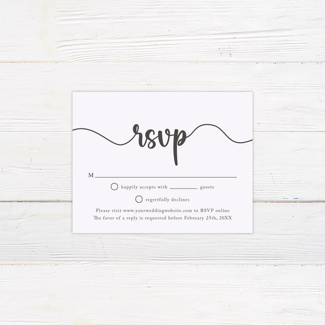 Nothing Fancy RSVP - goprintplus