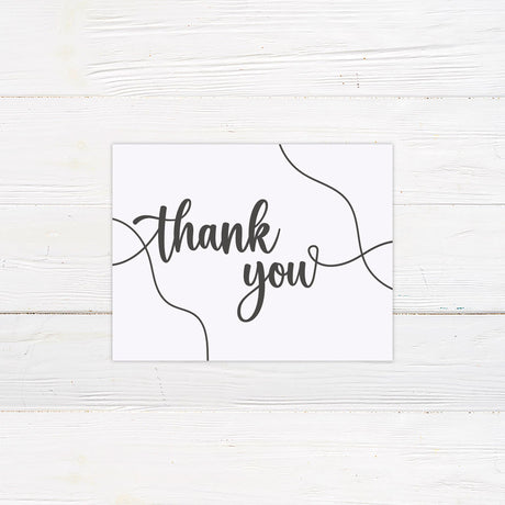 Nothing Fancy Thank You Card - goprintplus