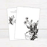 Nouveau Floral Invitations - goprintplus