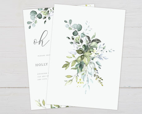 Oh Baby Eucalyptus Shower - Couple's Botanical Celebration