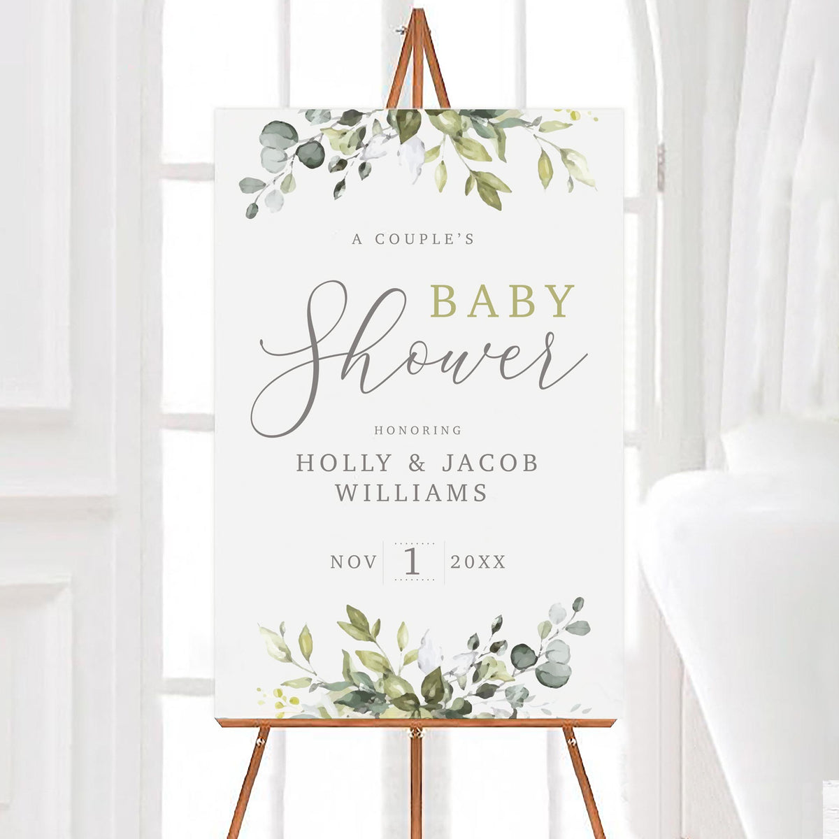 Oh Baby Eucalyptus Shower - Couple's Botanical Celebration
