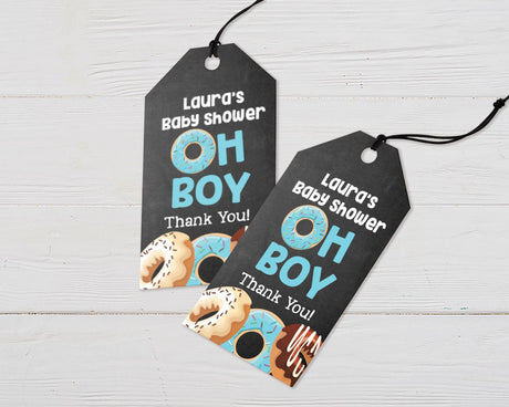 Oh Boy Favor Tags - goprintplus