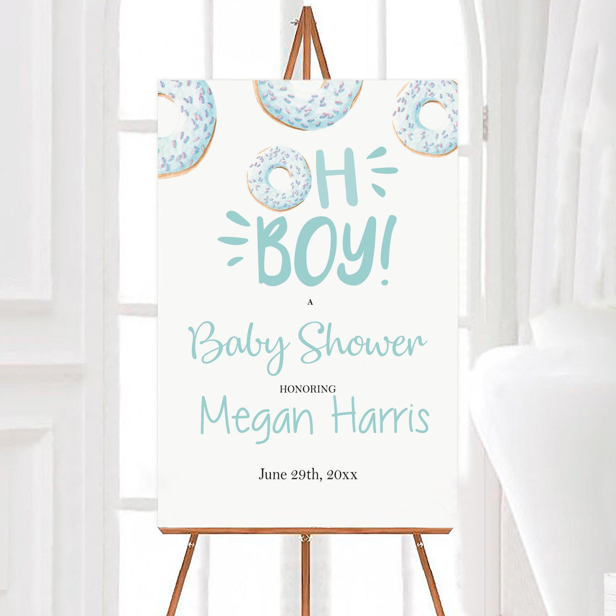 Oh Boy Baby Sprinkle Sign - goprintplus