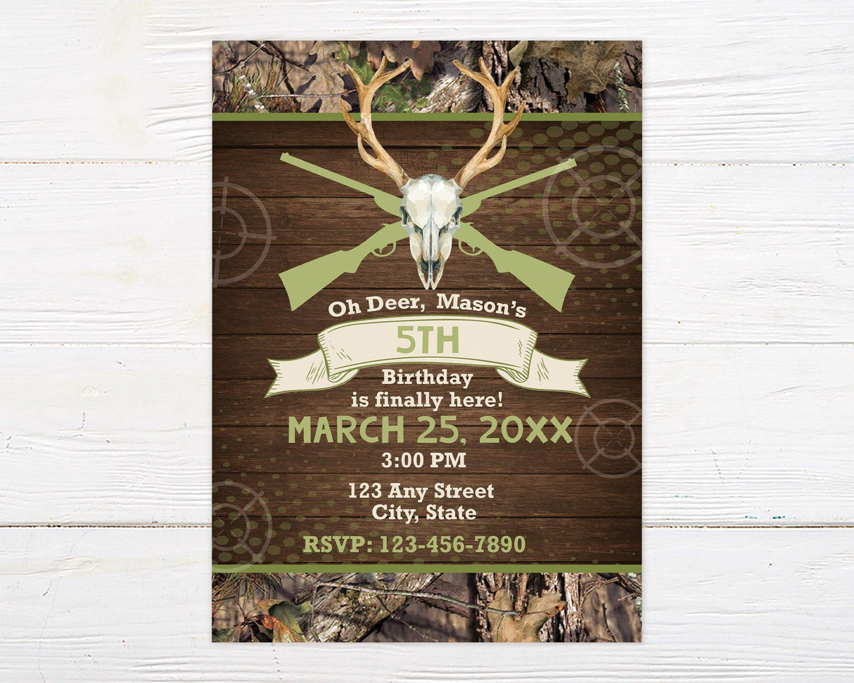 Oh Deer Invitation - goprintplus