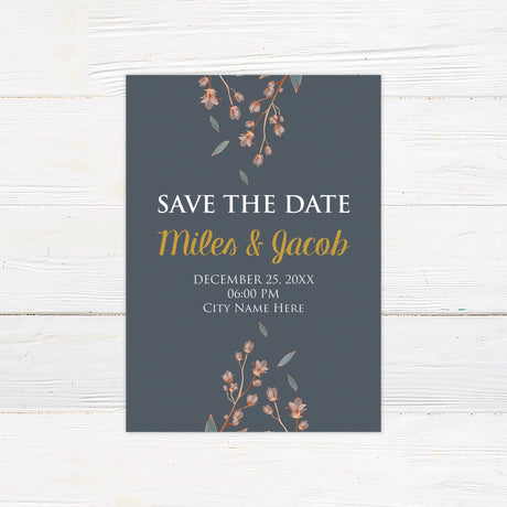 Rustic Botanical Invitations - goprintplus