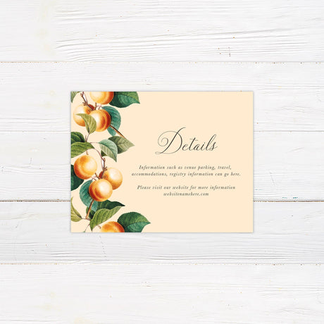 Orange Citrus Details Cards - goprintplus