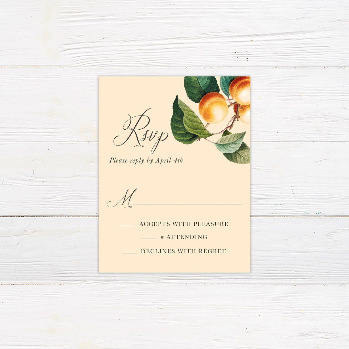 Orange Citrus Invitations - goprintplus