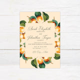 Orange Citrus Invitations - goprintplus