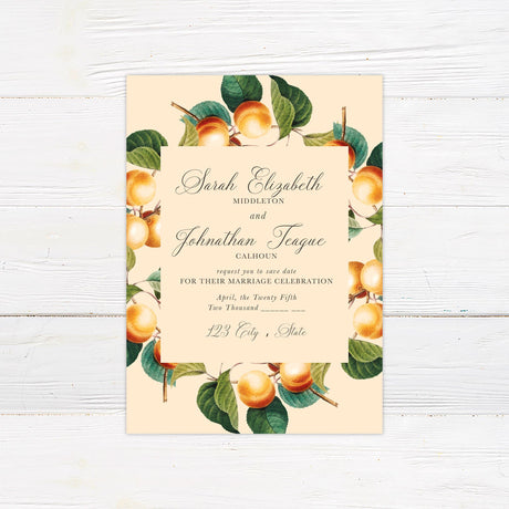 Orange Citrus Invitations - goprintplus