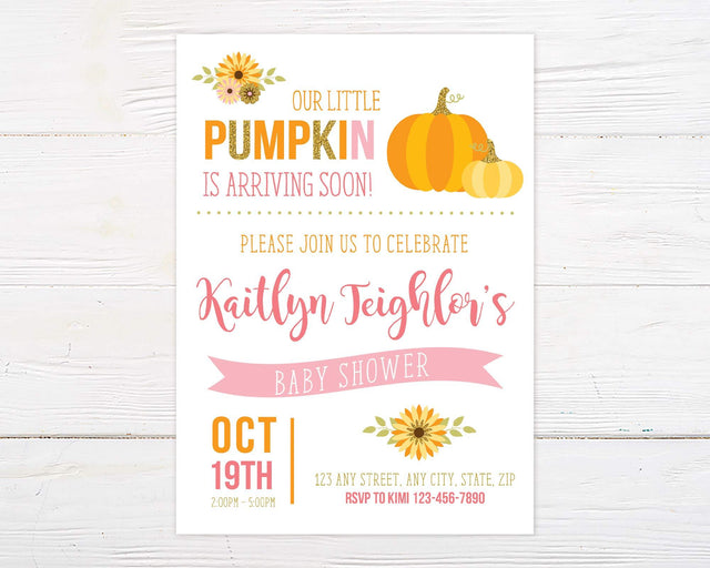 Our Little Pumpkin Shower - goprintplus