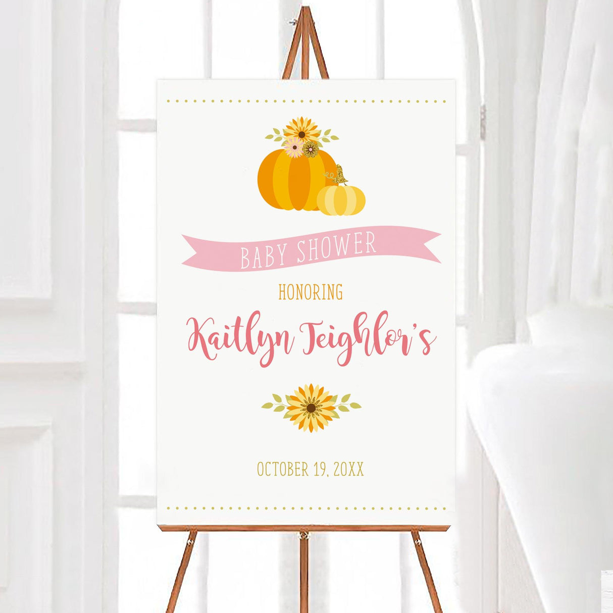 Our Little Pumpkin Sign - goprintplus