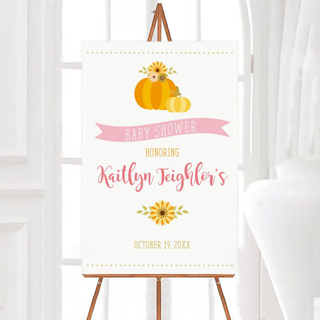 Our Little Pumpkin Sign - goprintplus