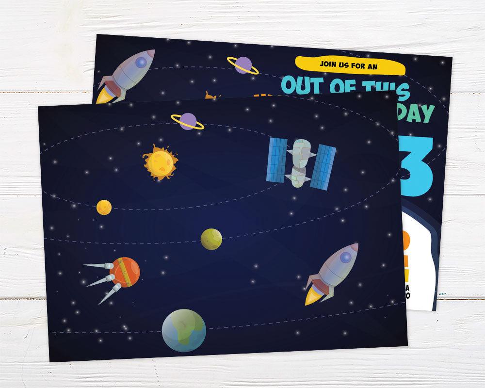 Outer Space Invitation - goprintplus