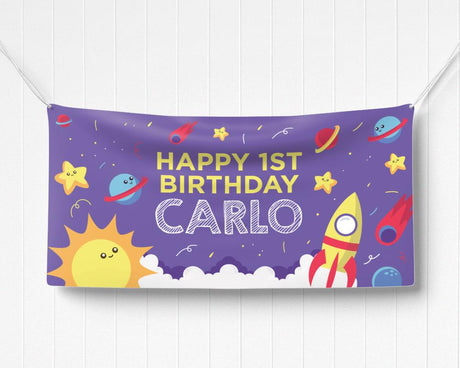 Outerspace Party Banner - goprintplus