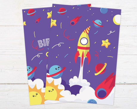 Outerspace Party Invitation - goprintplus