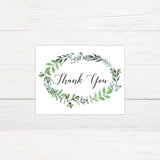 Oval Greenery Invitation - goprintplus