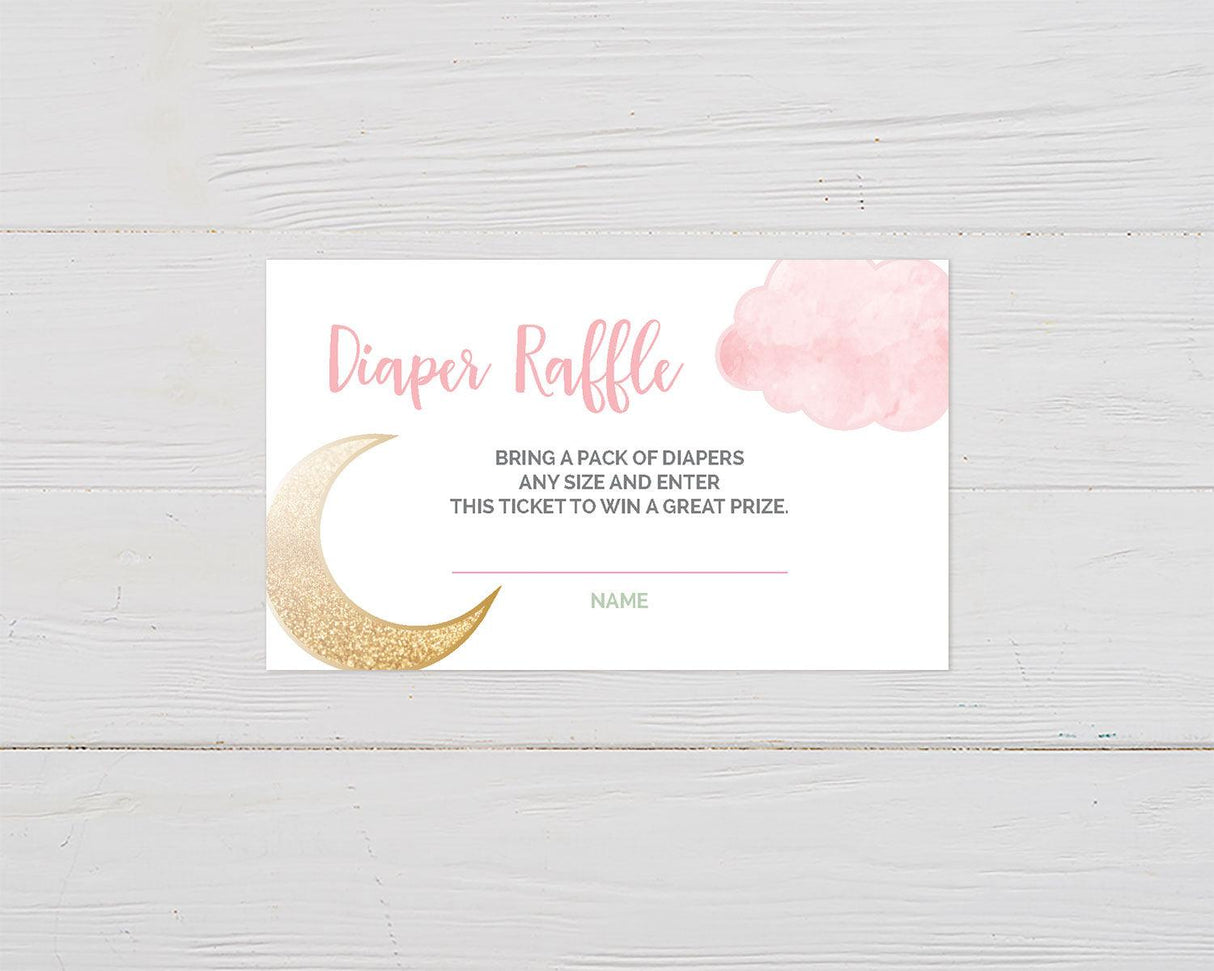 Over the Moon Diaper Raffle - goprintplus